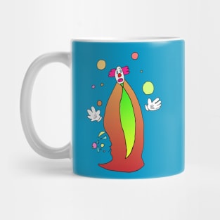 Sad Clown Juggling Mug